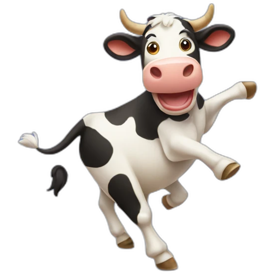 dancing cow emoji