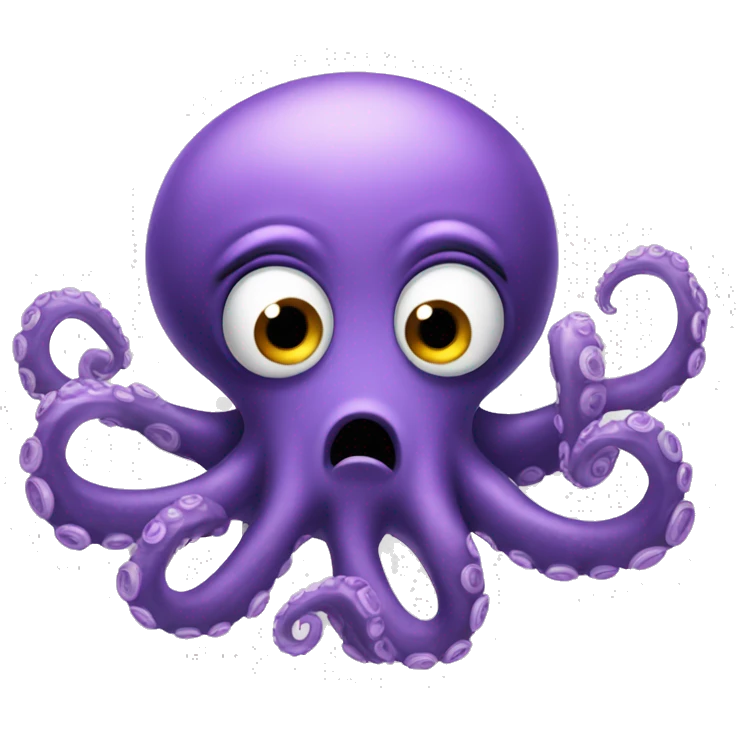 Shocked octopus  emoji