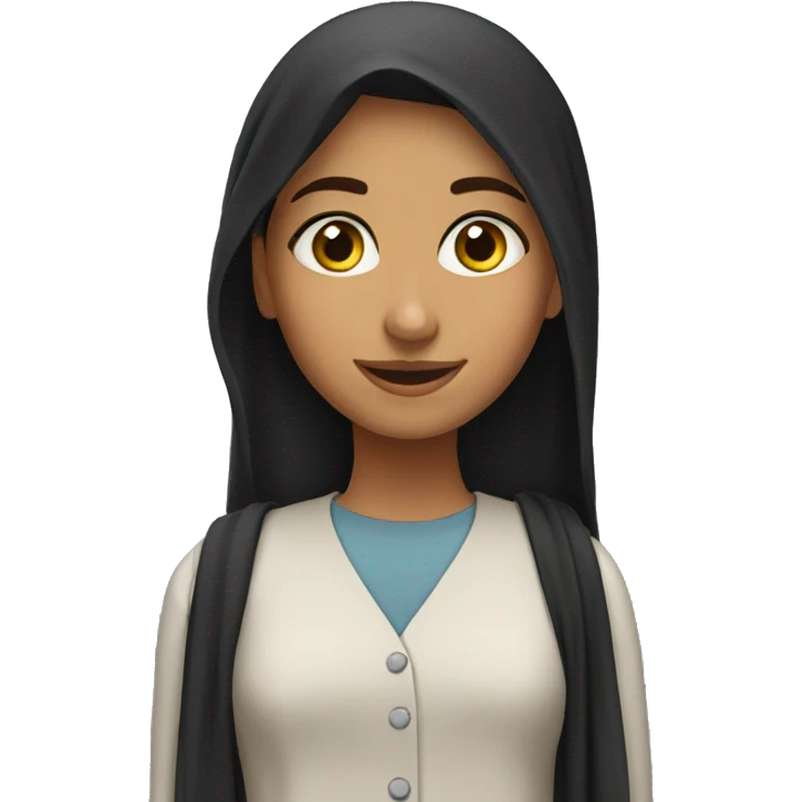 Arab-girl-school student emoji