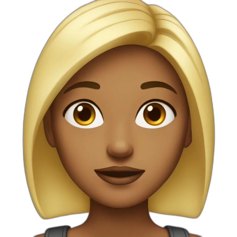 bold girl emoji