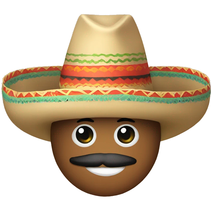 Mexican sombrero emoji