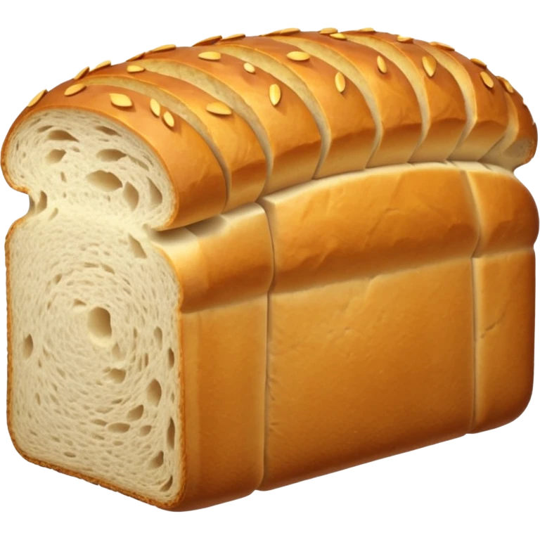 sliced loaf without face  emoji