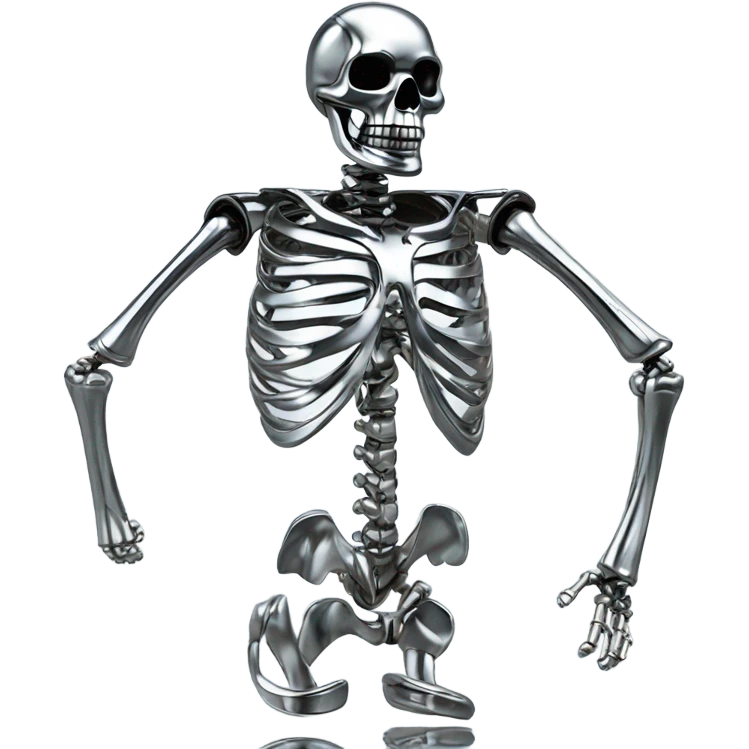 Chrome skeleton emoji