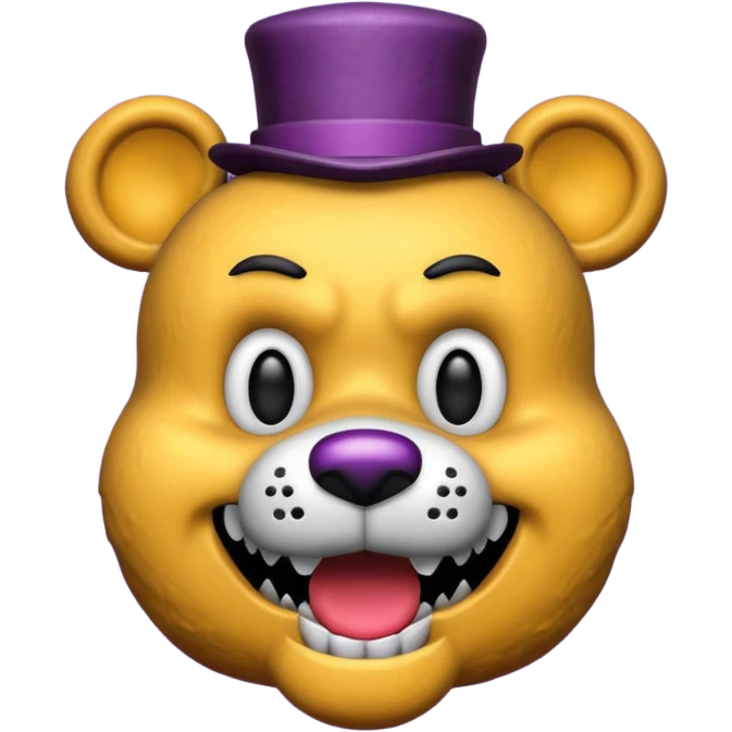 Nightmare Fredbear emoji