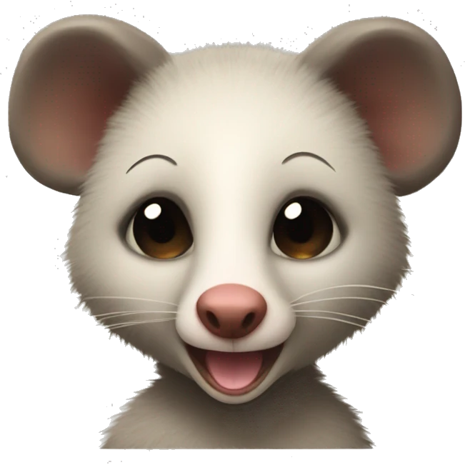 possum with a bear emoji