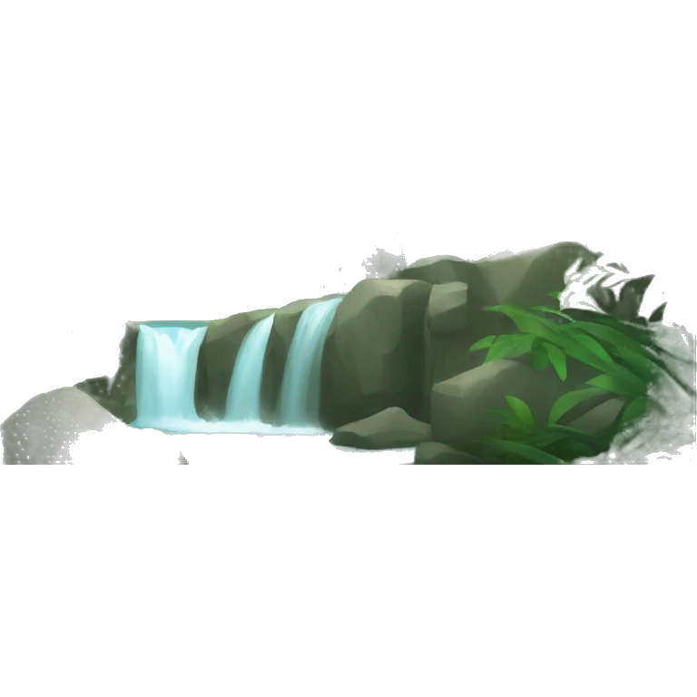Waterfall - element for Doodle God emoji
