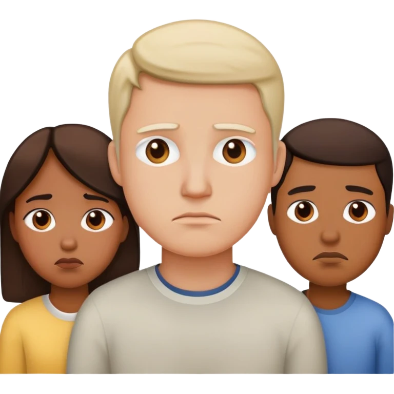 3 Sad Men and Women emoji