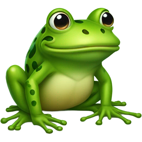 Frog with an ankle bracelet  emoji