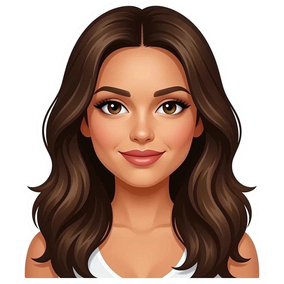 Stickers with adriana lima vibes emoji
