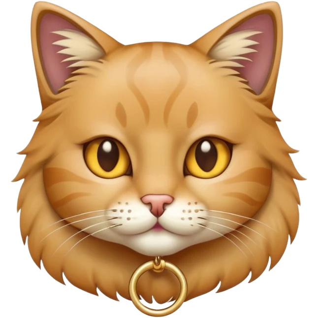 Cat wearing a ring  emoji