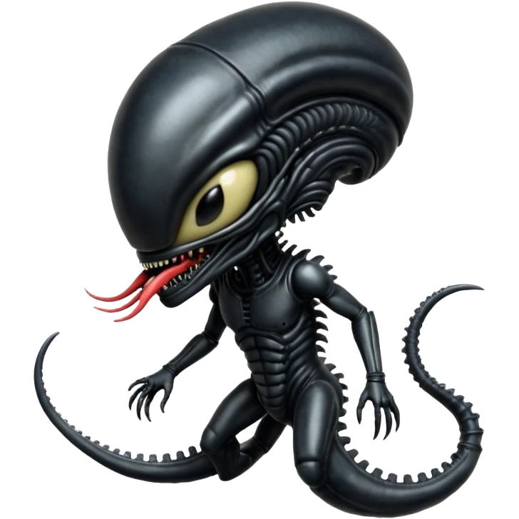 baby xenomorph from movie alien emoji