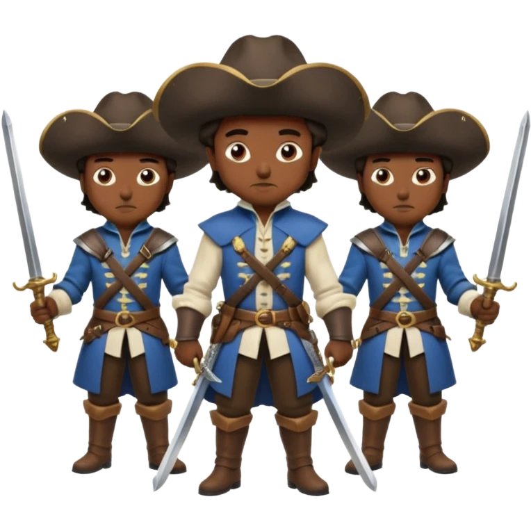 3 musketeers emoji