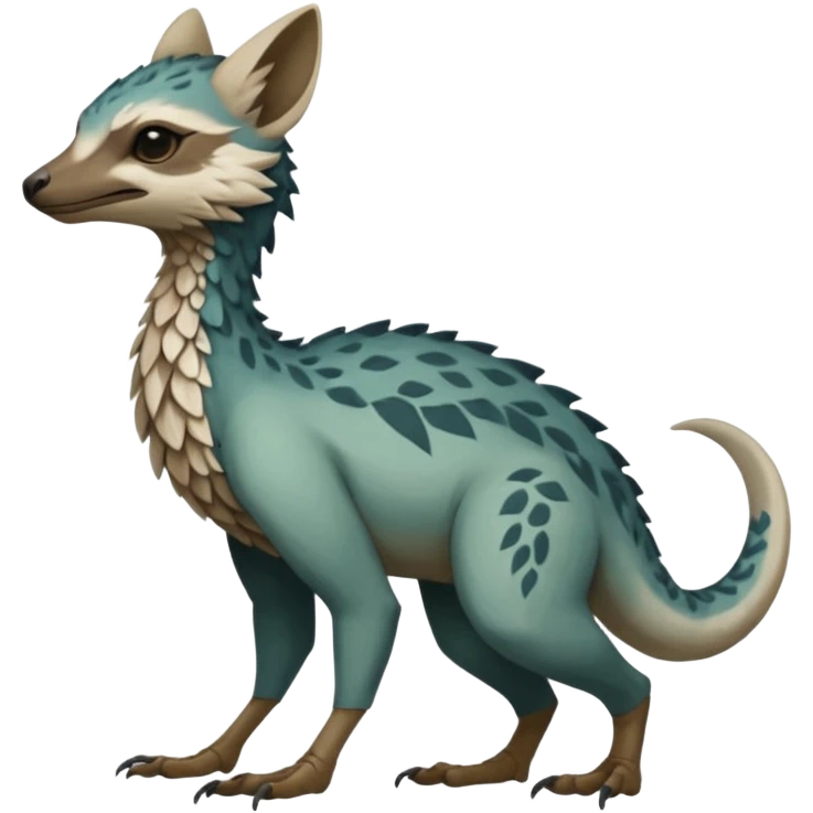 Modern Realistic Rare Fantasy Vernid-Trico-species by LiLaiRa full body emoji