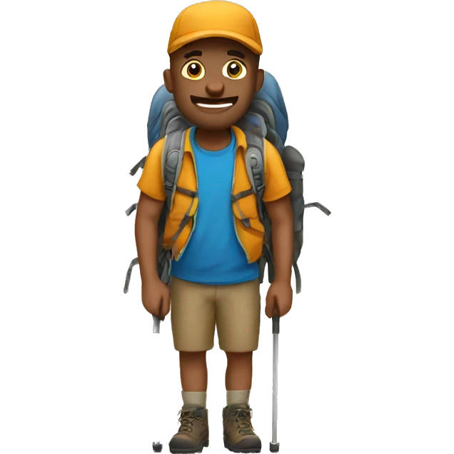 Hiking emoji