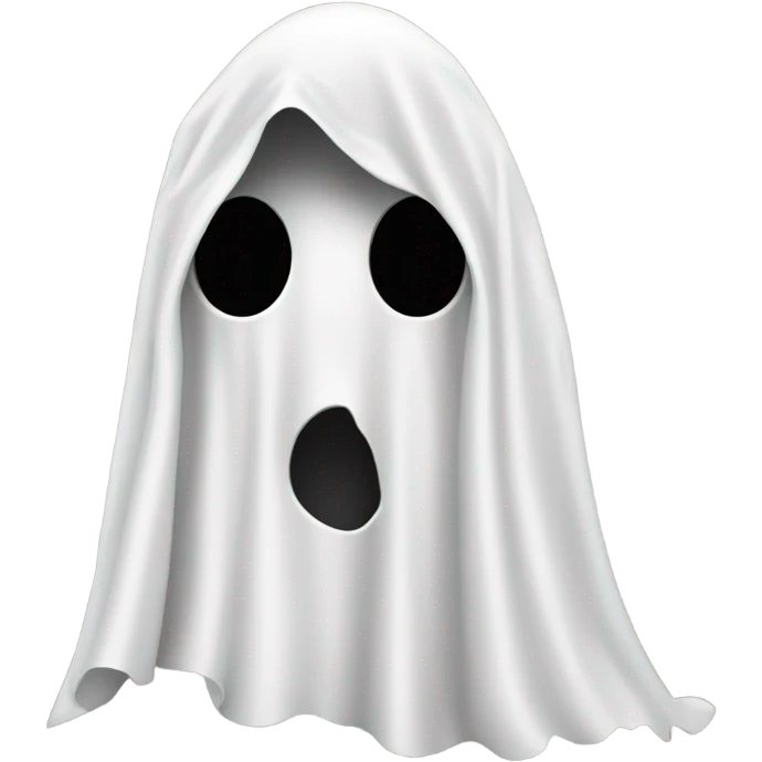 White sheet ghost emoji