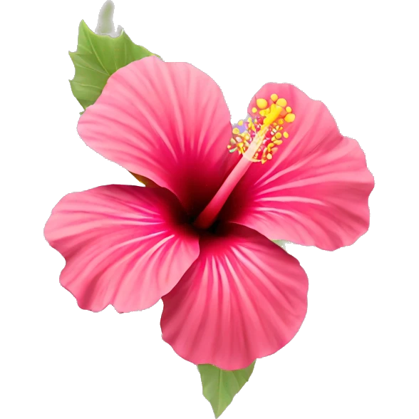 Hibiscus flower emoji