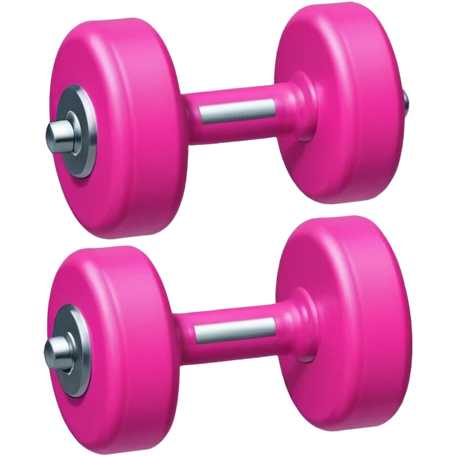 pink mini dumbbell emoji