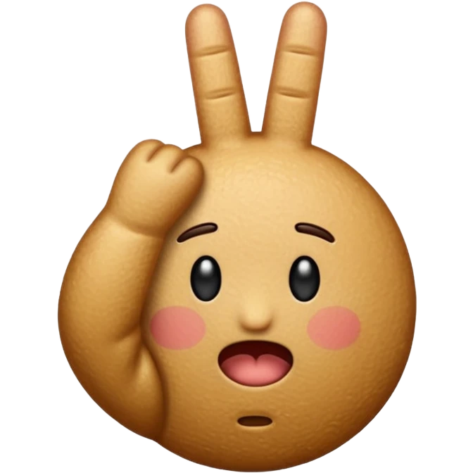 A pooped emoji sticking up the middle finger emoji