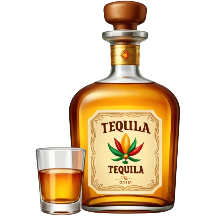 Bottle of Tequila emoji