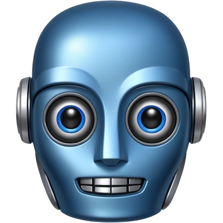 Crée-moi un robot sympathique, pour un chatbot emoji