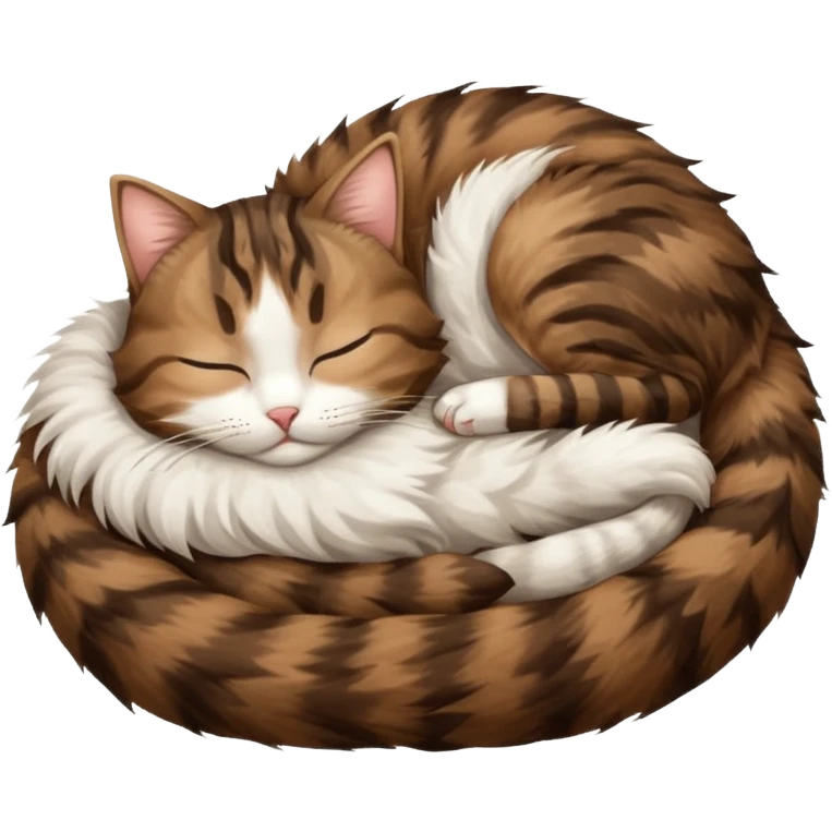 dark brown tabby and white cat sleeping in funny positions upside down emoji