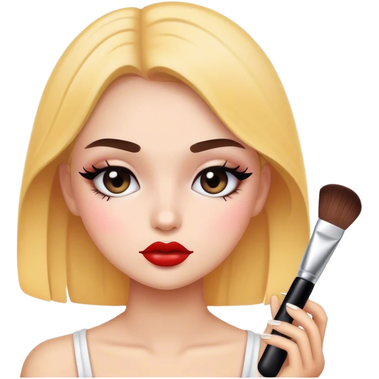 Clean girl makeup emoji