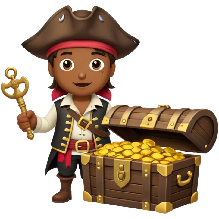 Poop pirate emoji