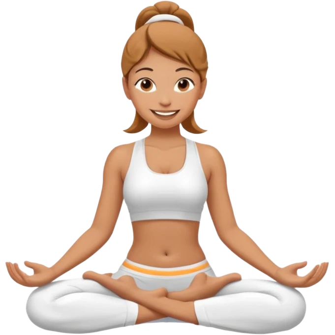 Yoga girl emoji