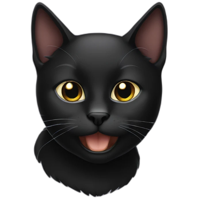 A Black Cat emoji