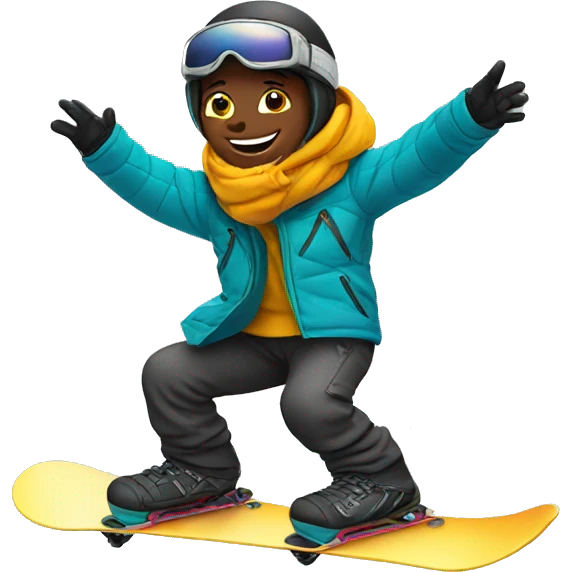 Snowboarder emoji