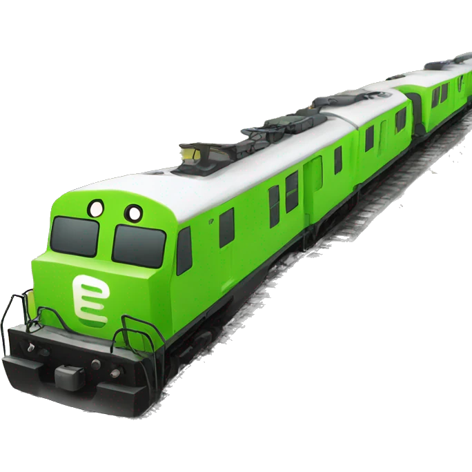 ecological train  emoji
