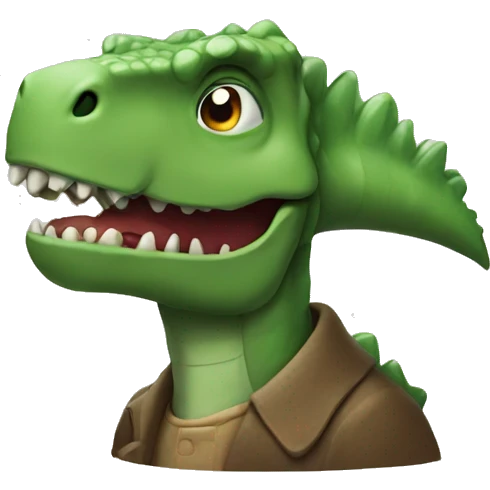 dino typing emoji