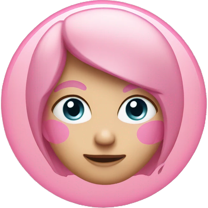 Pink circle emoji