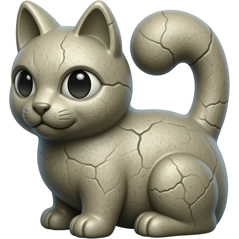 stone cat totem emoji