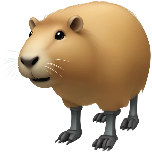 Capybara robot emoji