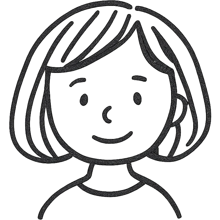A girl with a bob haircut emoji