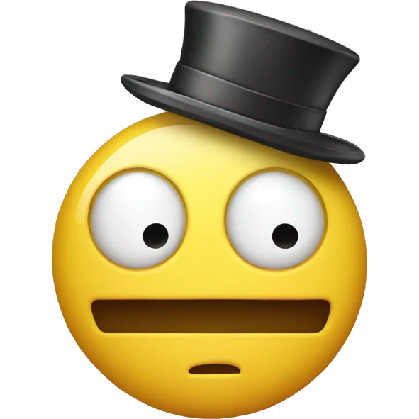 funny yellow snowman emoji