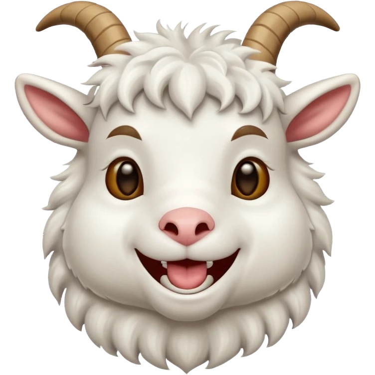 Happy goat emoji