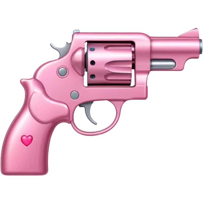 Pink heart gun emoji