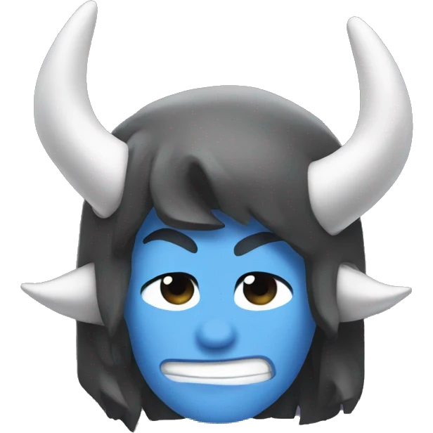 Halo and devil horns emoji