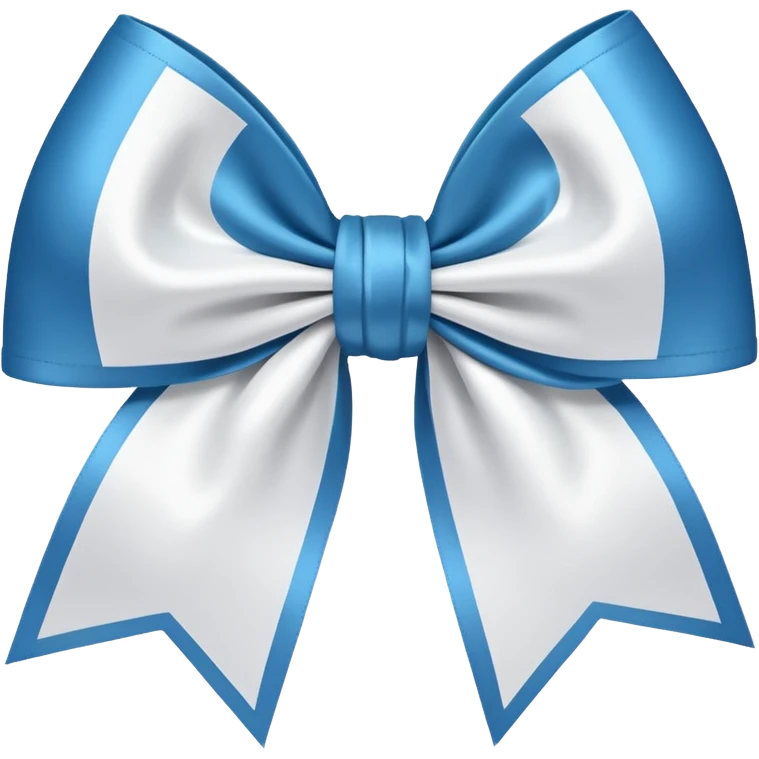 white cheer bow emoji