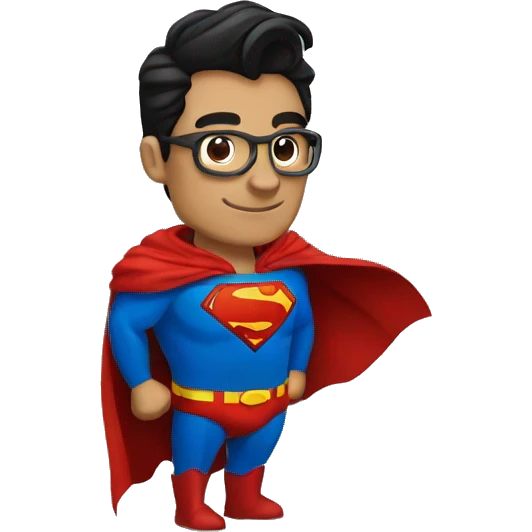 Superman enojado emoji