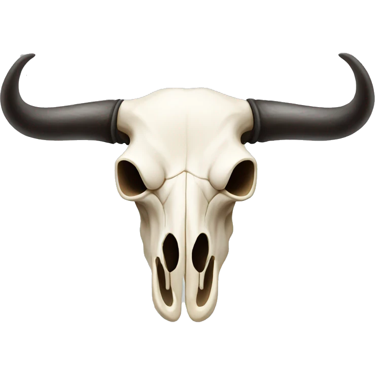 Steer skull emoji