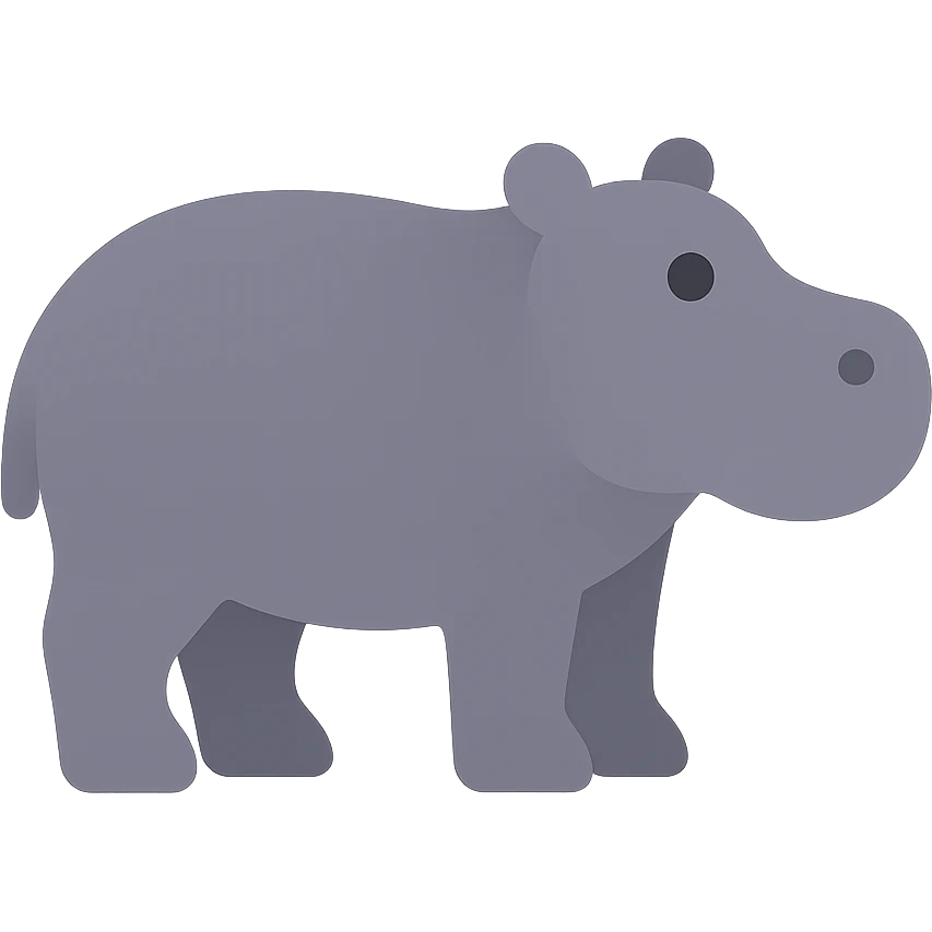 Hippo emoji