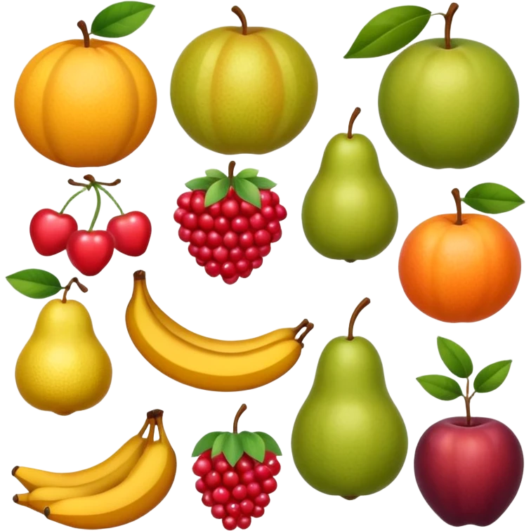 All fruits emoji