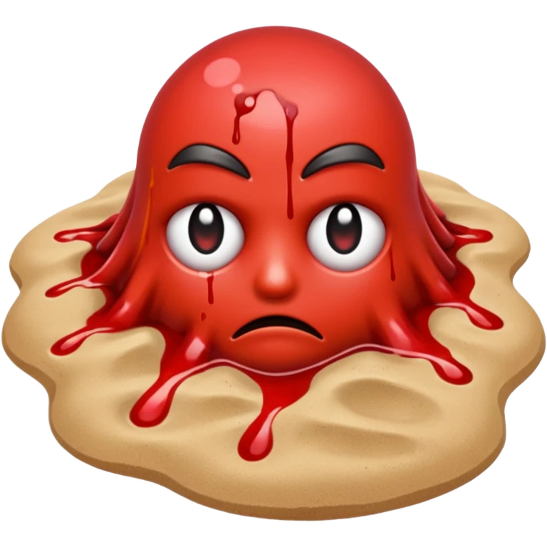 blood on sand emoji