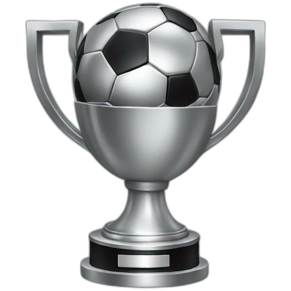 silver football cup emoji