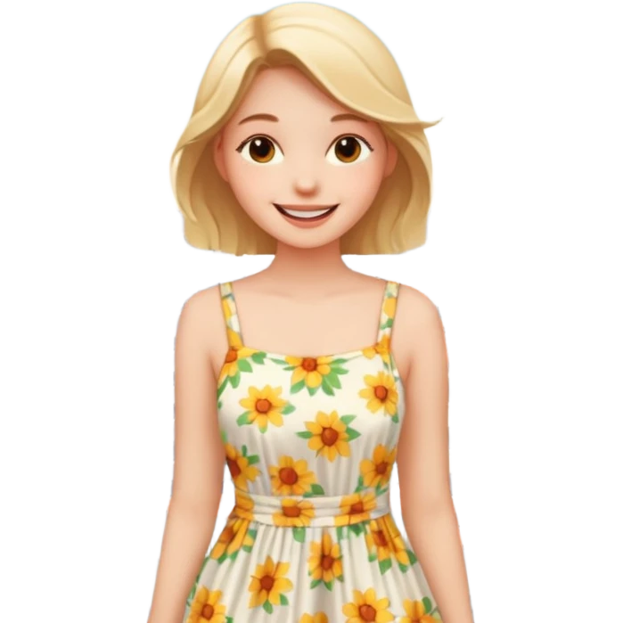Rooftop girl face emoji