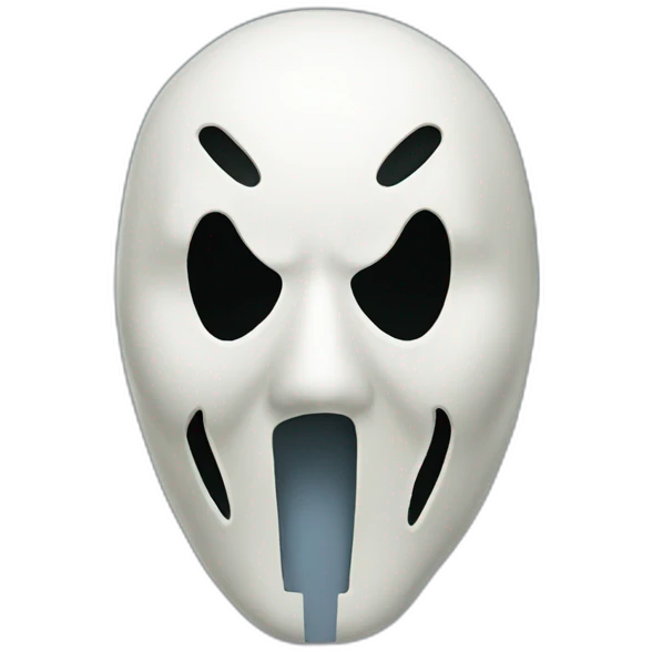 Ghostface mask emoji
