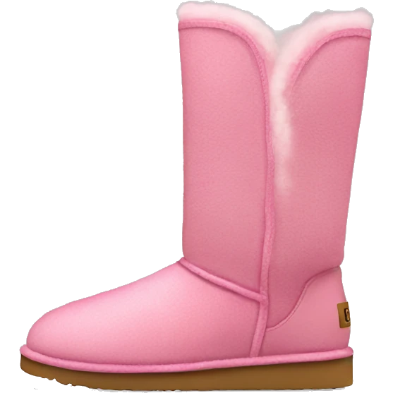 pink ugg boots emoji